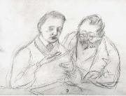 Edgar Degas Notebook Sketches oil on canvas